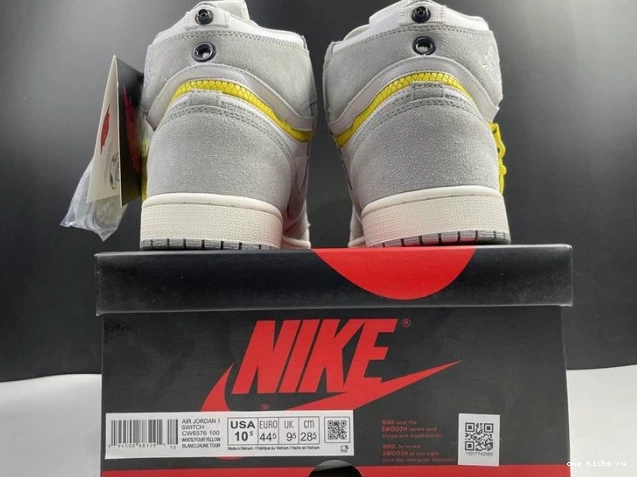 Rep High Jordan Switch Light 1 Air Smoke CW6576-100 0822